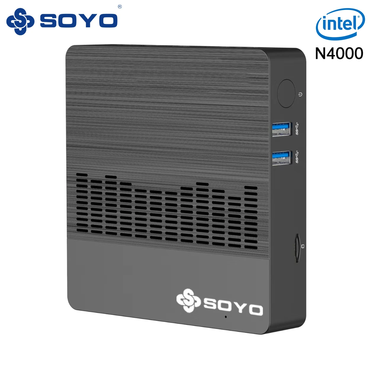 SOYO M2 Mini PC: Powerful 6GB RAM, 64GB EMMC, Intel N4000, Windows 11 - Compact & Ideal for Home, Business & Gaming